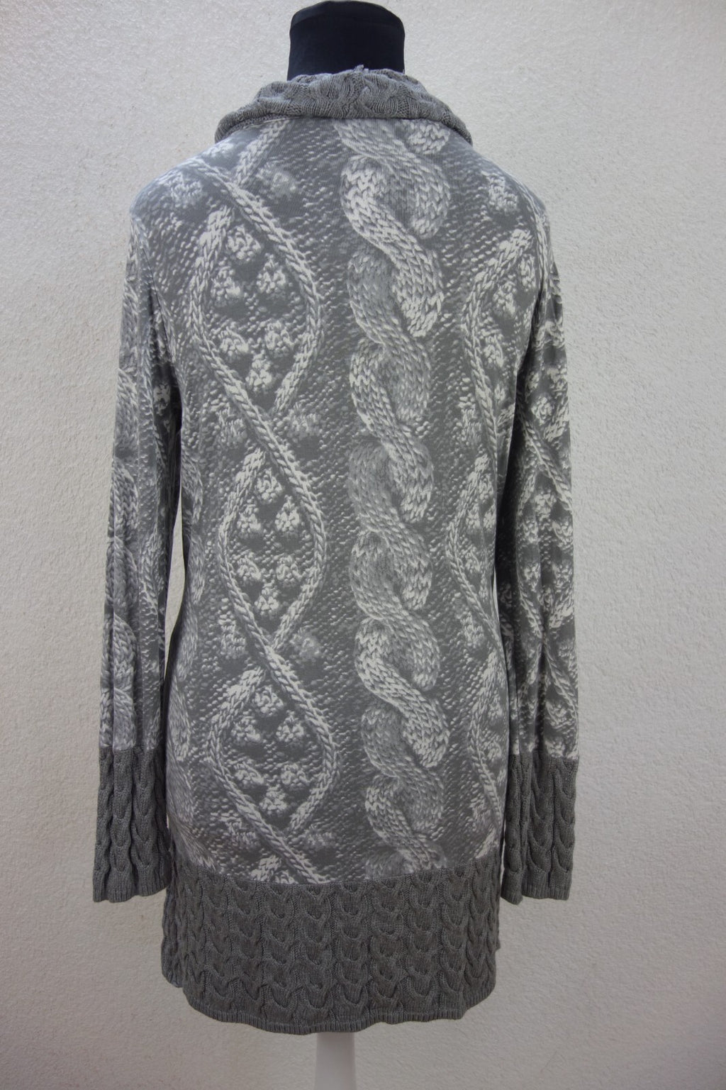 EK1918 Damen Kleid von Mills, grau/weiß, Gr. 423