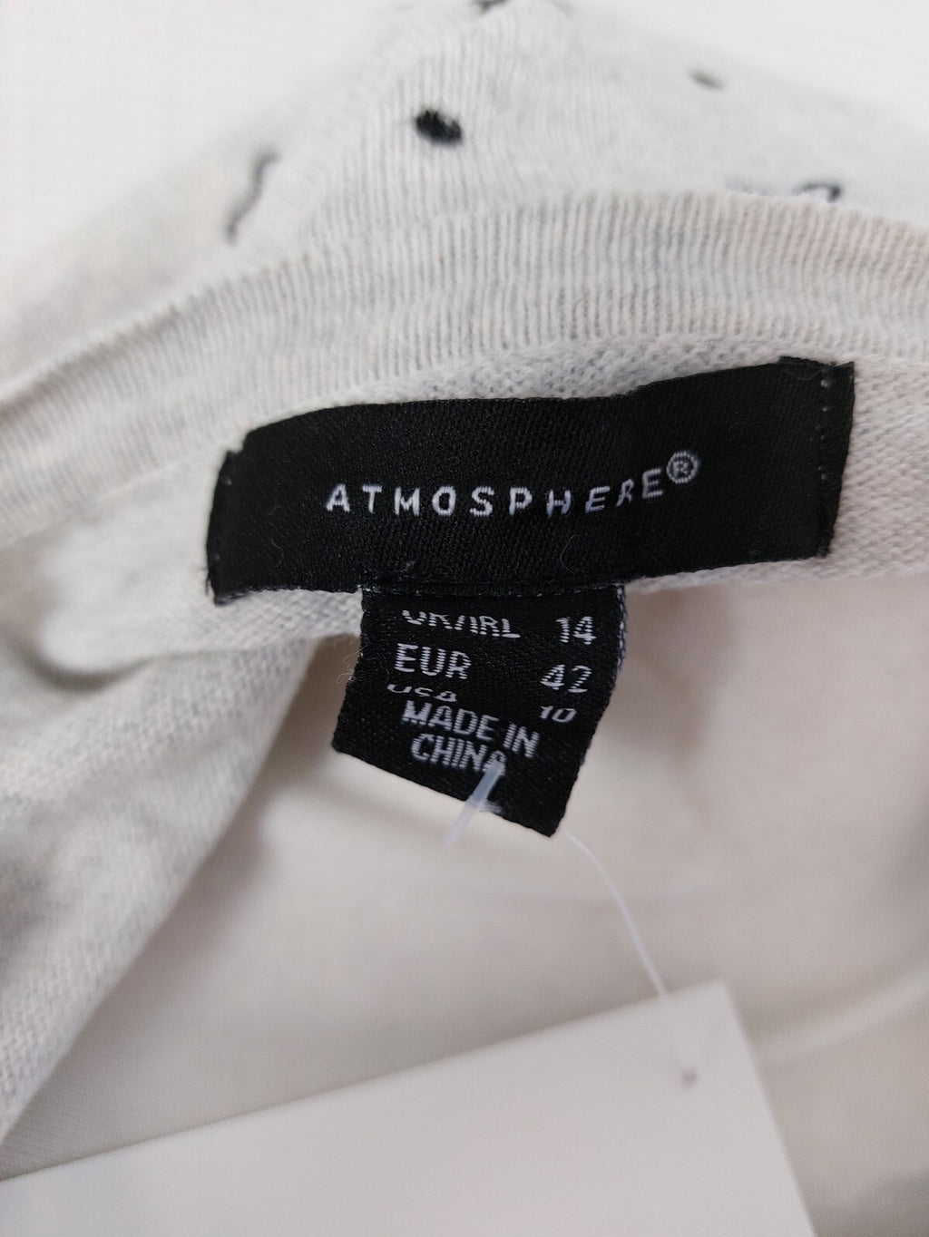 EK525 Damen Strickjacke von Atmosphere, grau gemustert, Gr. 425