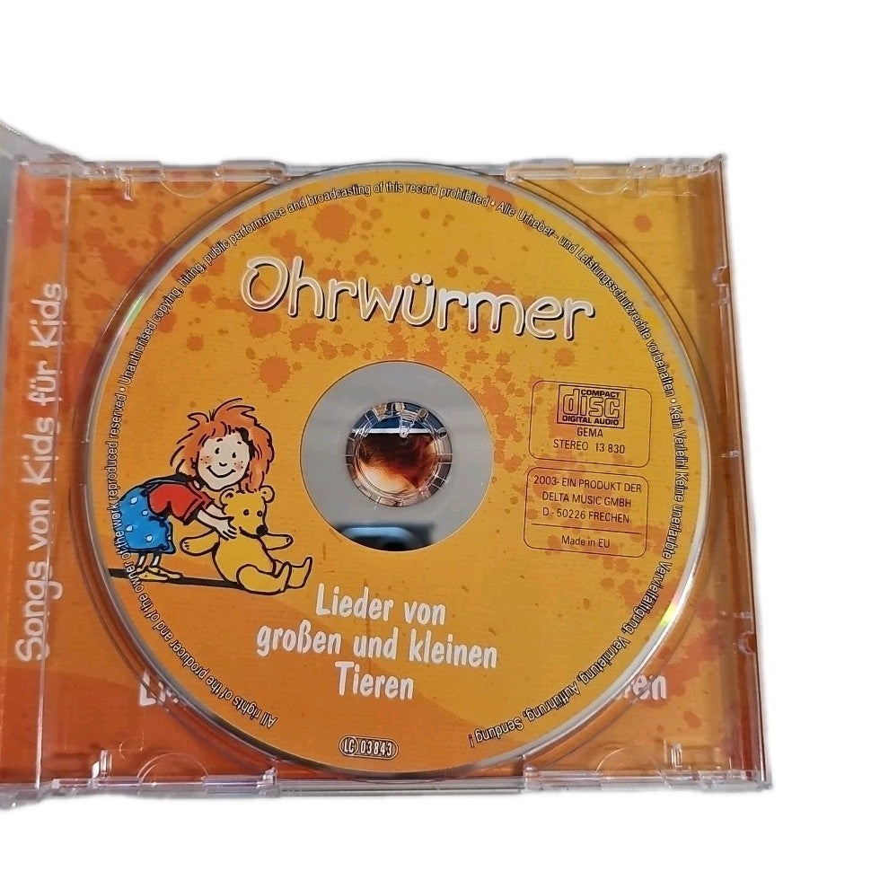 EB4039 CD Ohrwürmer - Lieder von großen und kleinen Tieren (Kinderlieder)1