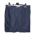 EK3163 Damen Rock von CollectionL Mit Unterhose, Gr. 46, Blau0