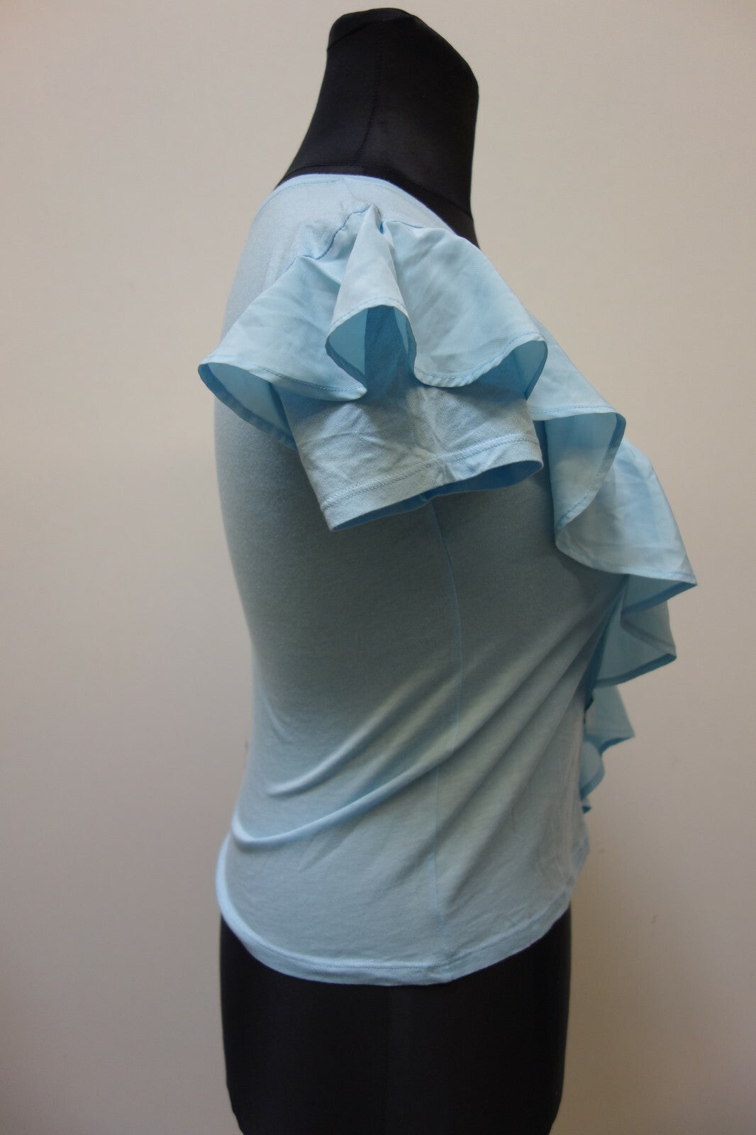 EK0561 Damen T-Shirt von Zara, hellblau, Gr. S3