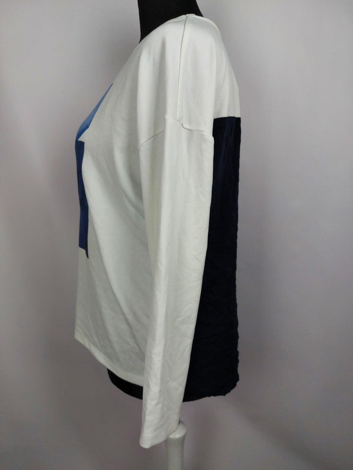 EK4801 Damen dünner Pullover von Street One, weiß/schwarz, Gr. 422