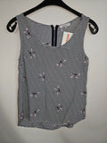 EK6160 Damen Bluse von MyHailys, blau-weiß-rosa, Gr.S0