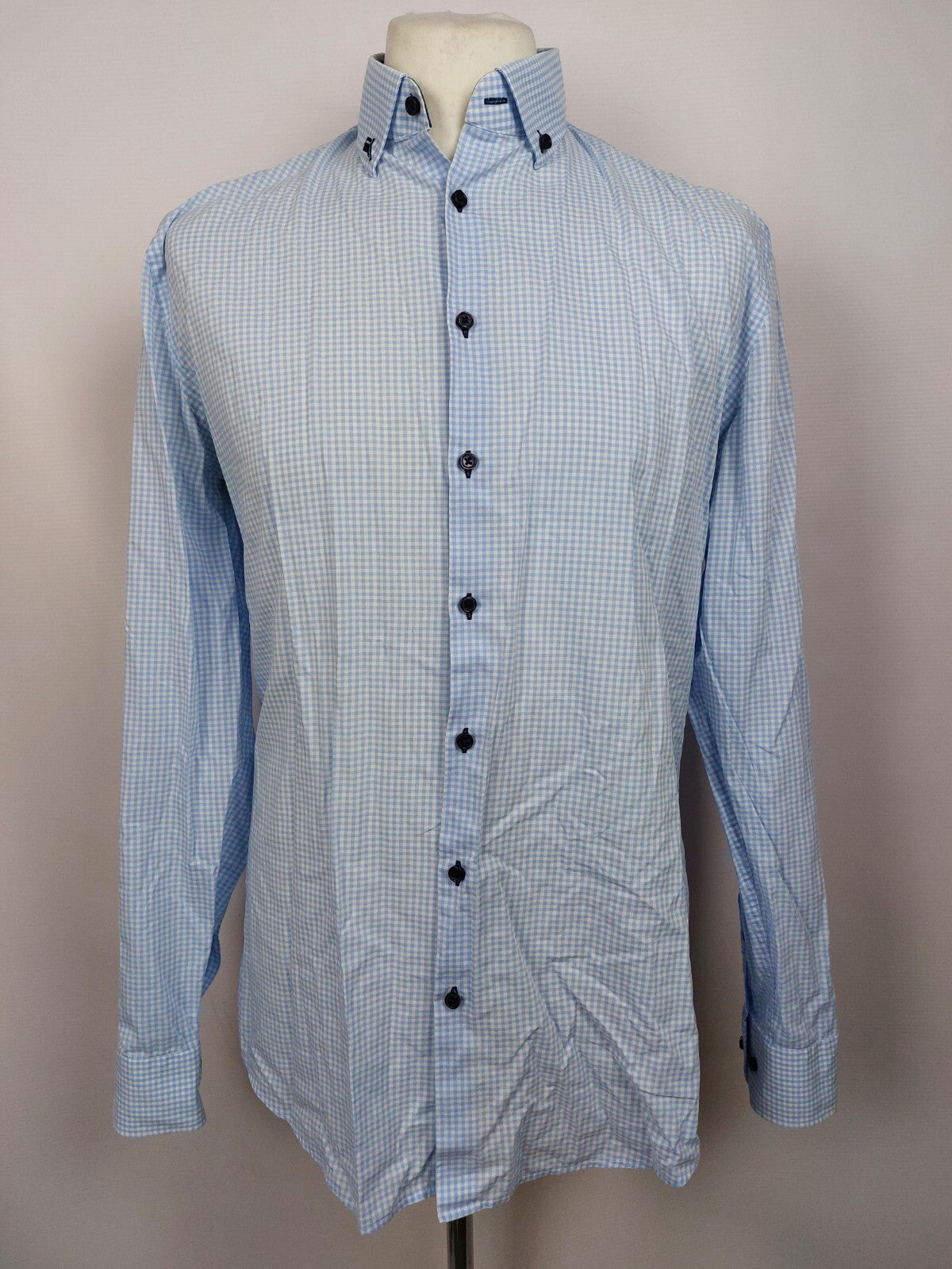 EK2396 Herren Hemd von Jake*s, blau, Gr.41/420