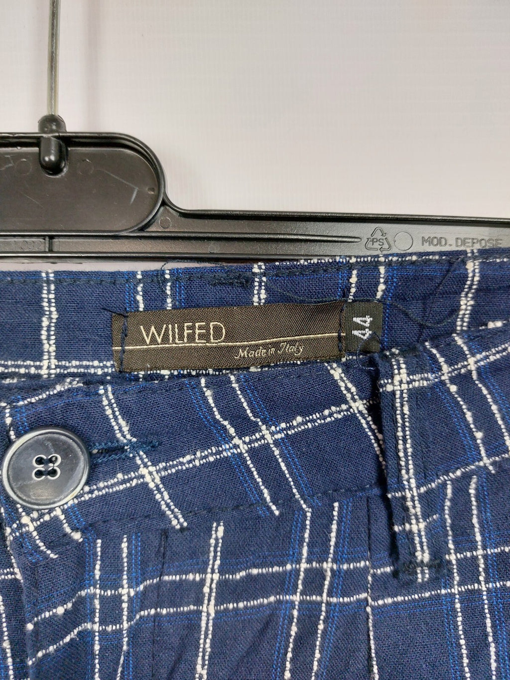 EK3860 Damen Set von Wilfed, blau/weiß kariert, Gr. S, 3 teilig3