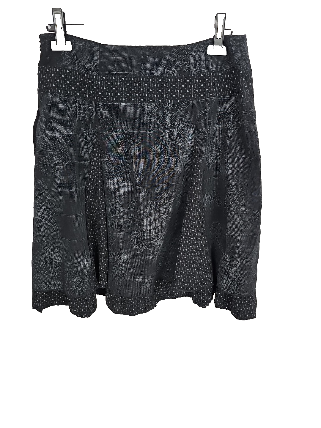EK 7226 Damen Rock Promod   Schwarz Grau Gr L 422