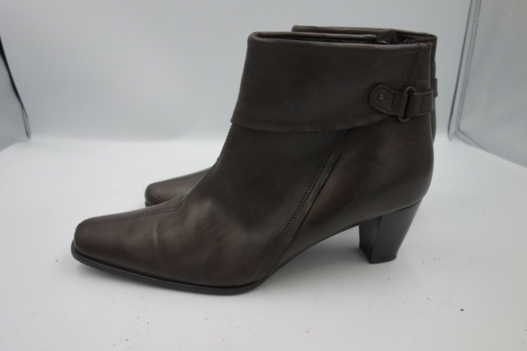 ES0102 Damen Stiefeletten von Zanon&Zago, dunkelbraun, 411