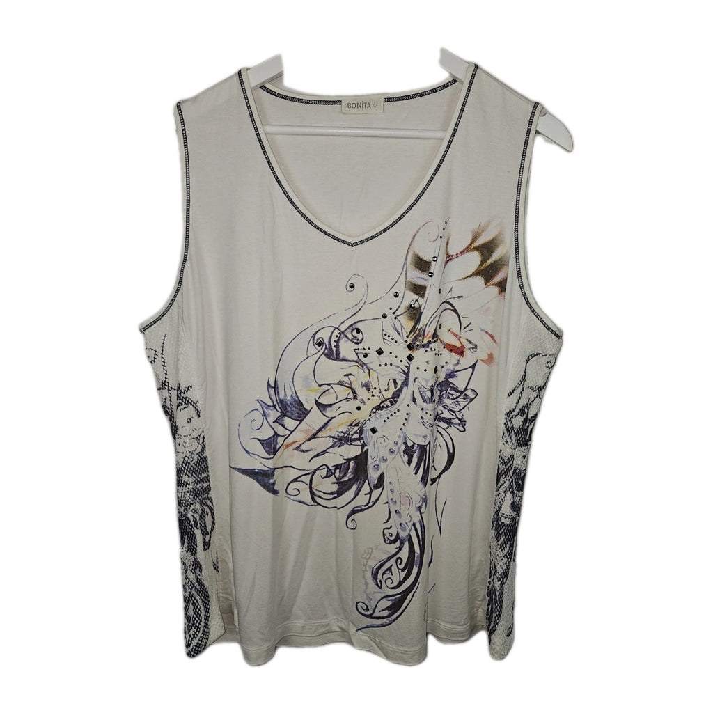 EK8104 Damen Trägershirt von Bonita, weiß, Gr.XL0