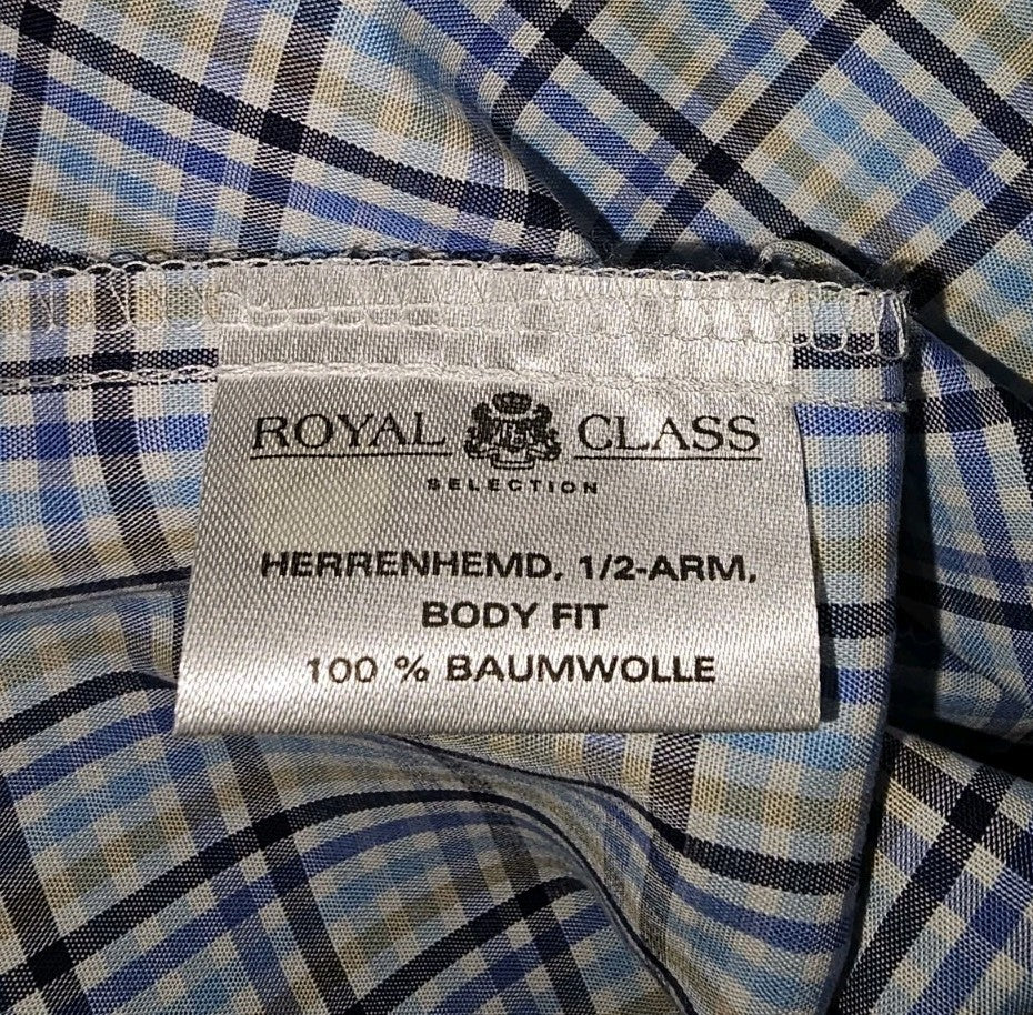 EK8317 Herren Hemd von Royal Class, blau, Gr.383