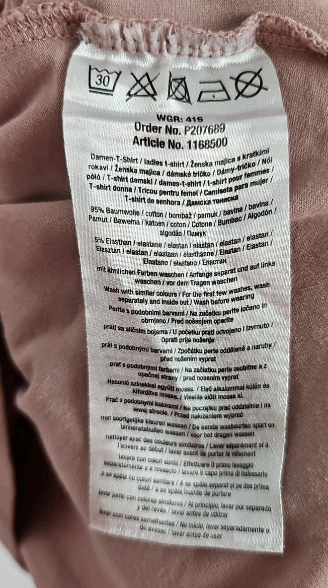 EK9431 Damen T-Shirt Basic For Everyday Gr.44 Rosa2