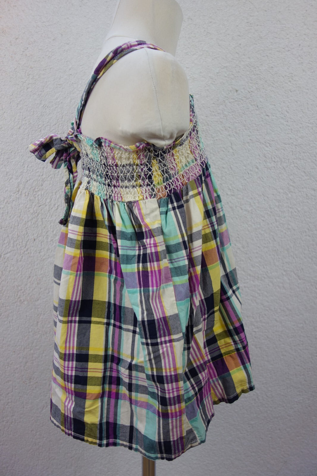 EK0095 Mädchen Kleid von OshKosh, kariert, Gr. 140/1462