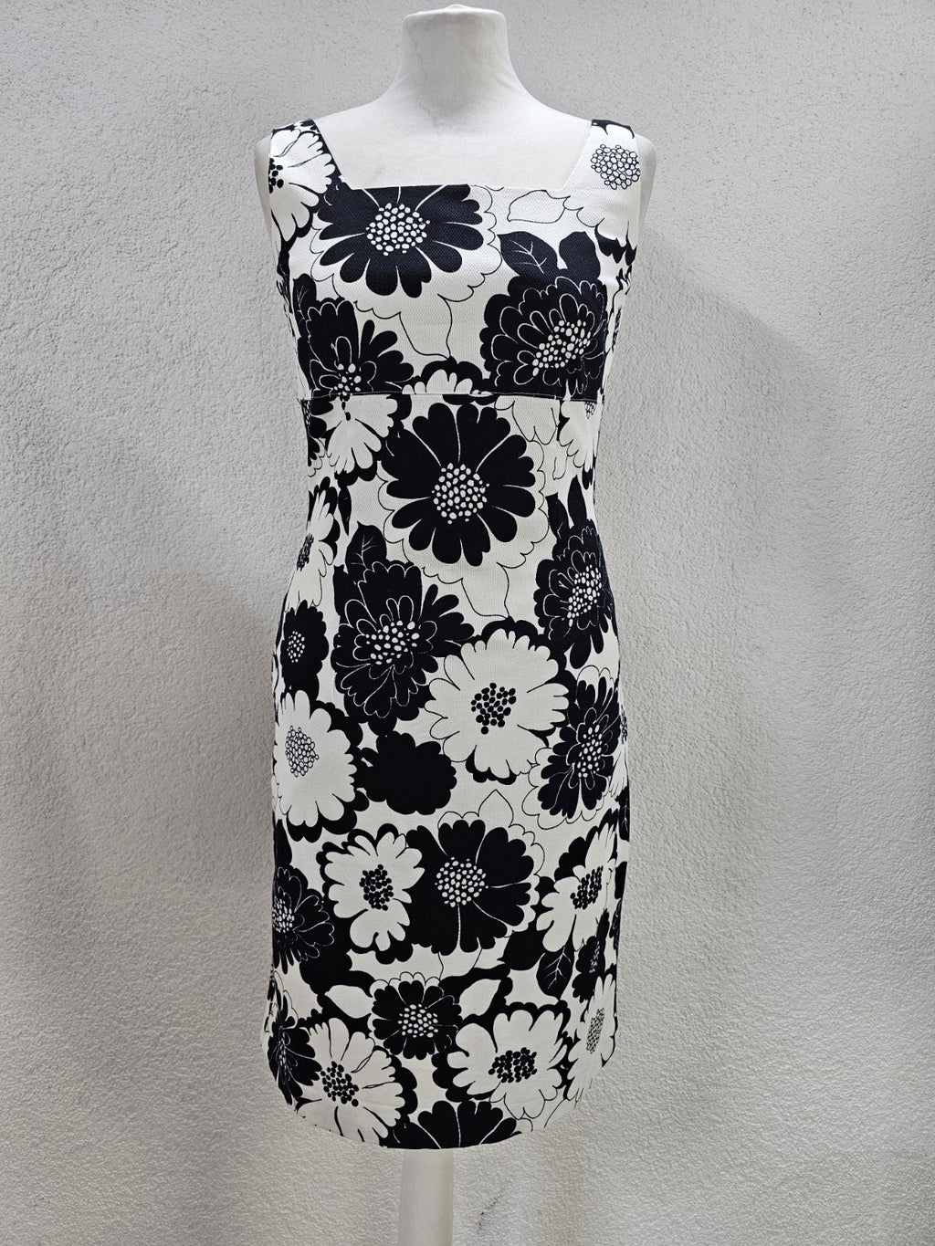EK6319 Damenkleid von Barisal, weiß-schwarz, Gr.360