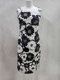 EK6319 Damenkleid von Barisal, weiß-schwarz, Gr.360