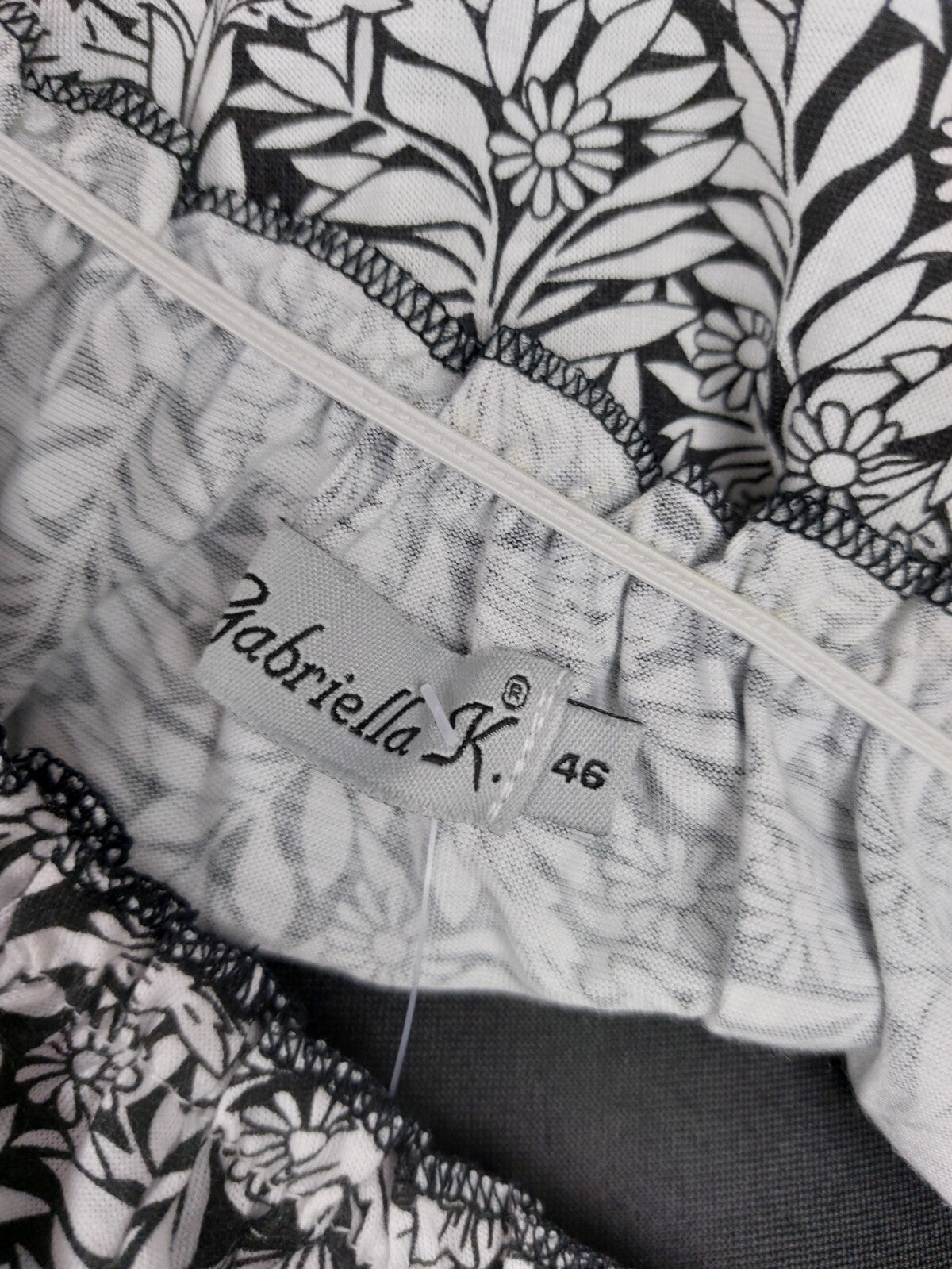 EK5091 Damen Shirt von Gabriella K. schwarz/weiß, Gr. 466
