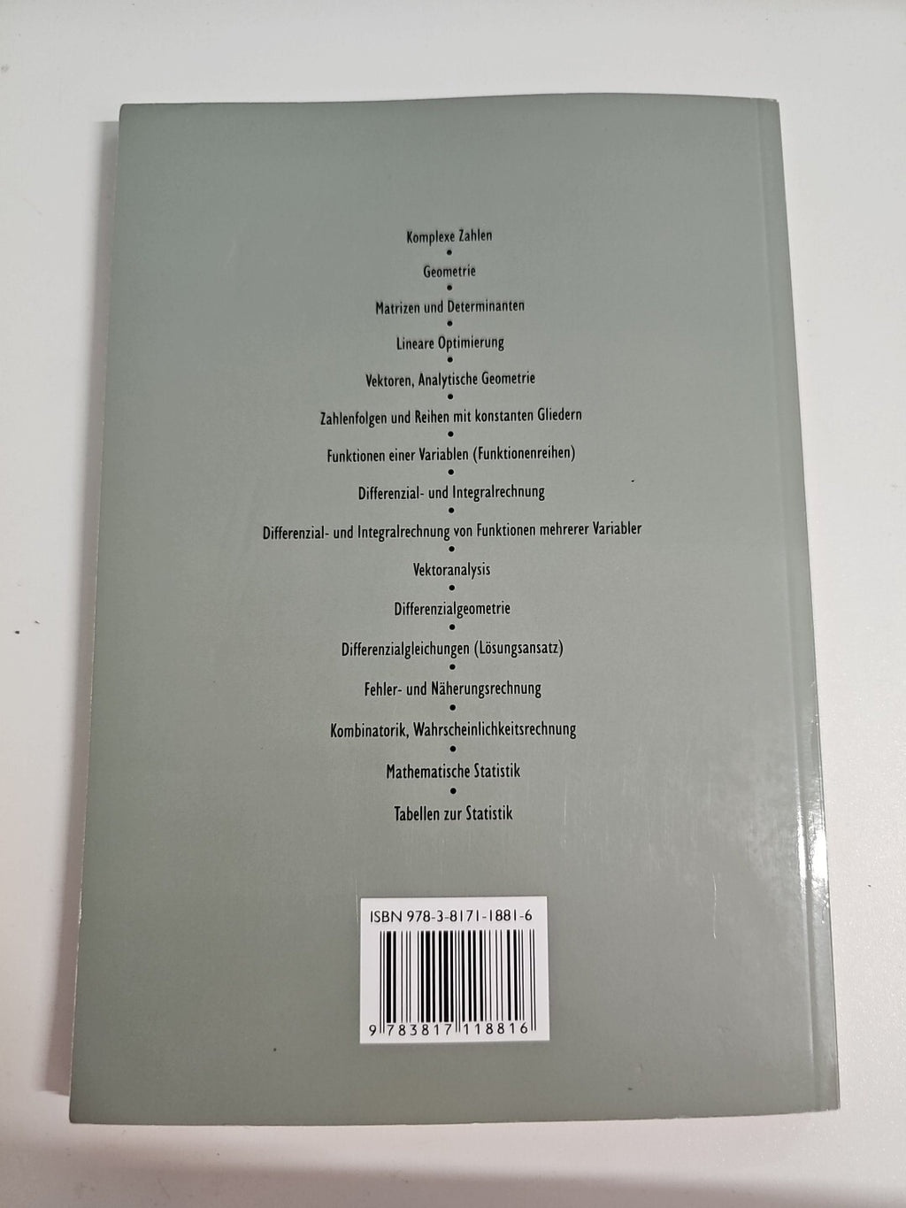 E 1316 Formlsammlung Höhere Mathematik1