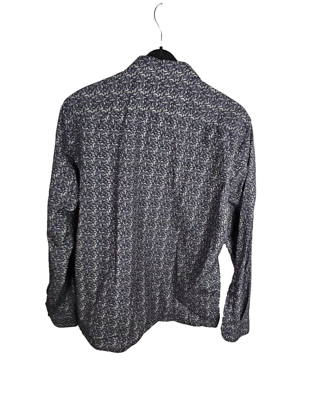 EK 1822 Herrenhemd Jupiter Smart Casual Blau Gemustert 100% Baumwolle3