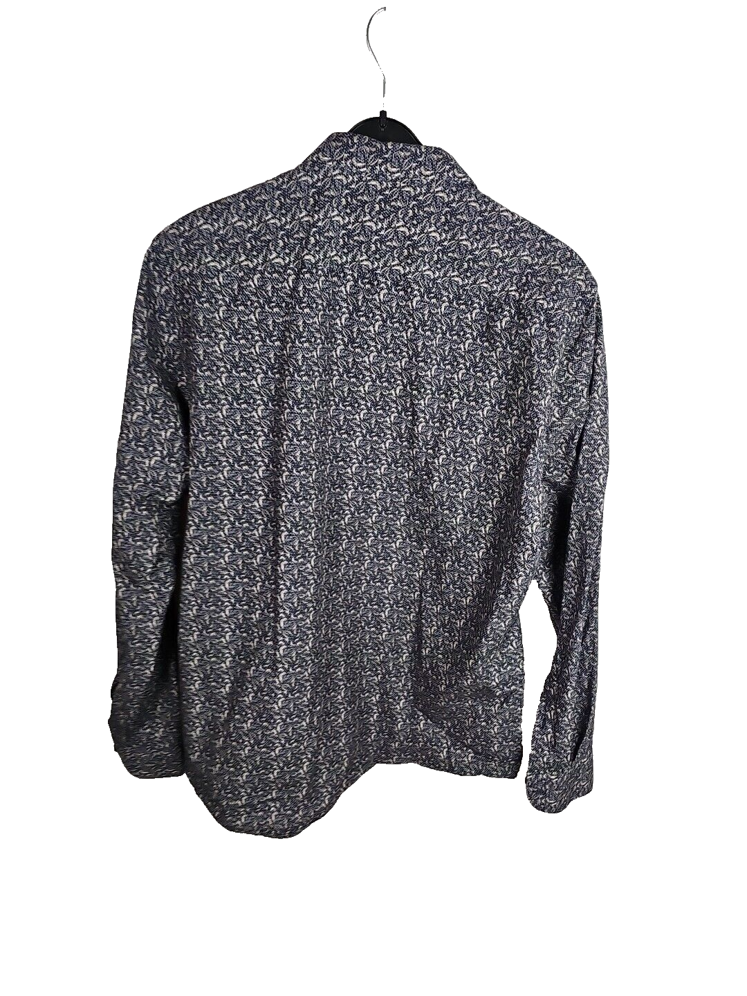 EK 1822 Herrenhemd Jupiter Smart Casual Blau Gemustert 100% Baumwolle3