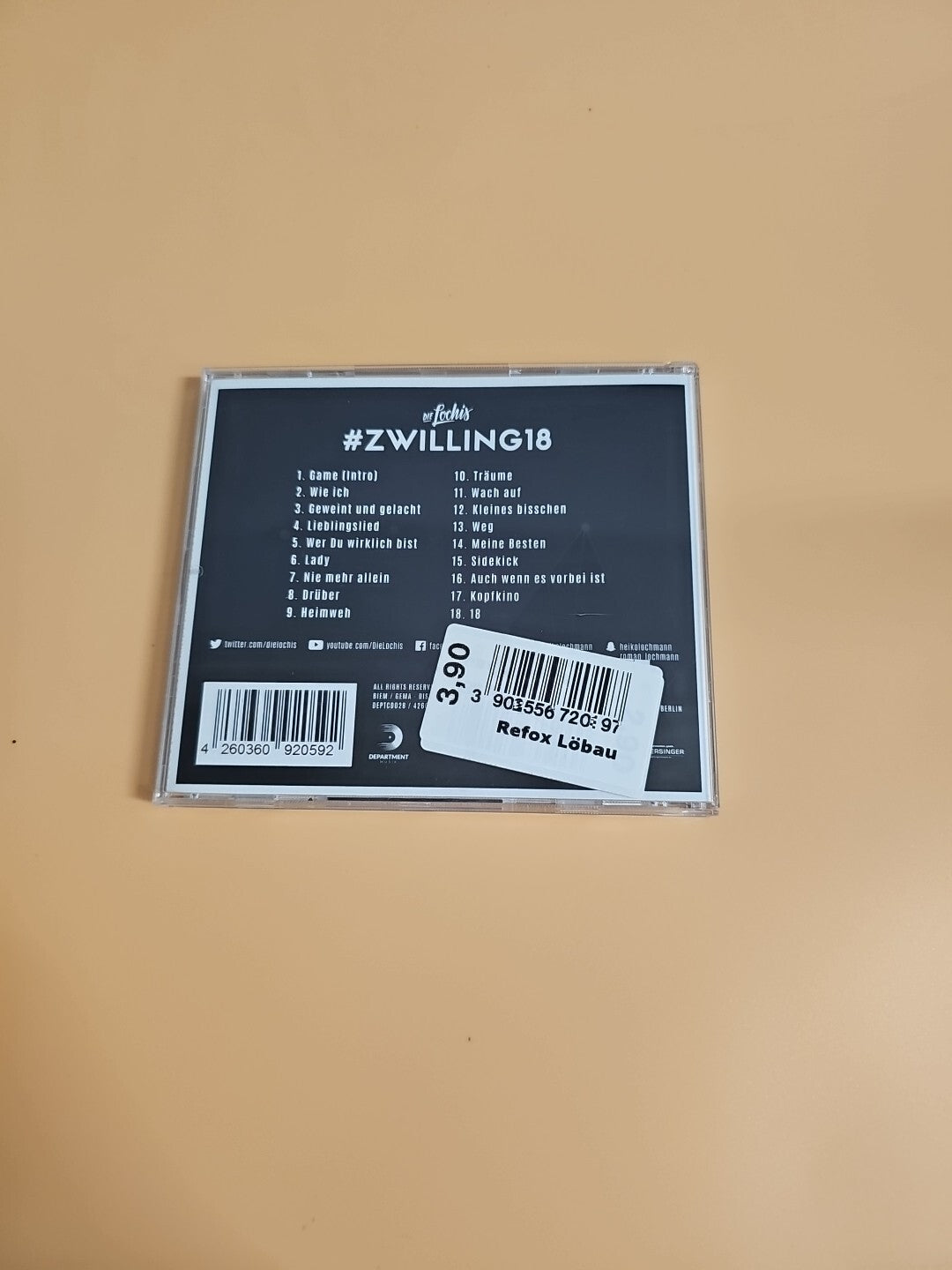#zwilling18 von Lochis,Die | CD | Zustand gut 561