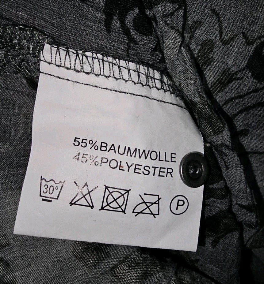 EK10507 Damen Bluse von L.L.Luke, grau, Gr.484