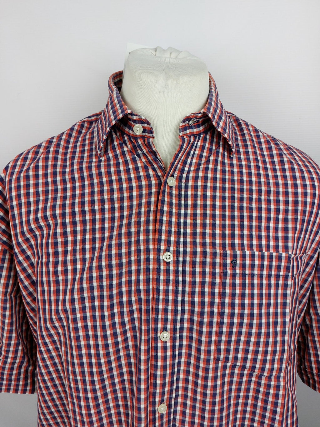 EK4499 Herren Hemd von Ben Green, blau/rot/weiß kariert, Gr. XL1
