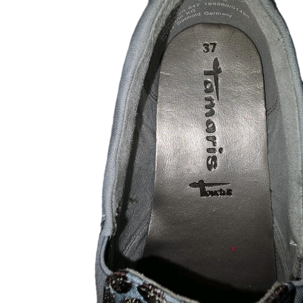 ES807 Damen Halbschuhe von Tamaris, hellblau, Gr.375