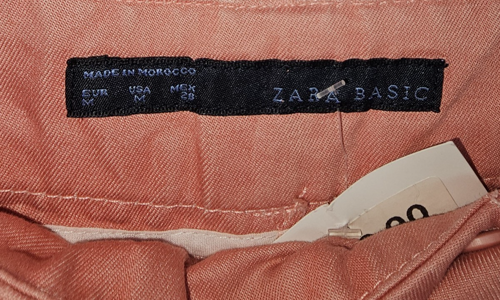 EK7578 Damen Hose von Zara, rot, Gr.M2