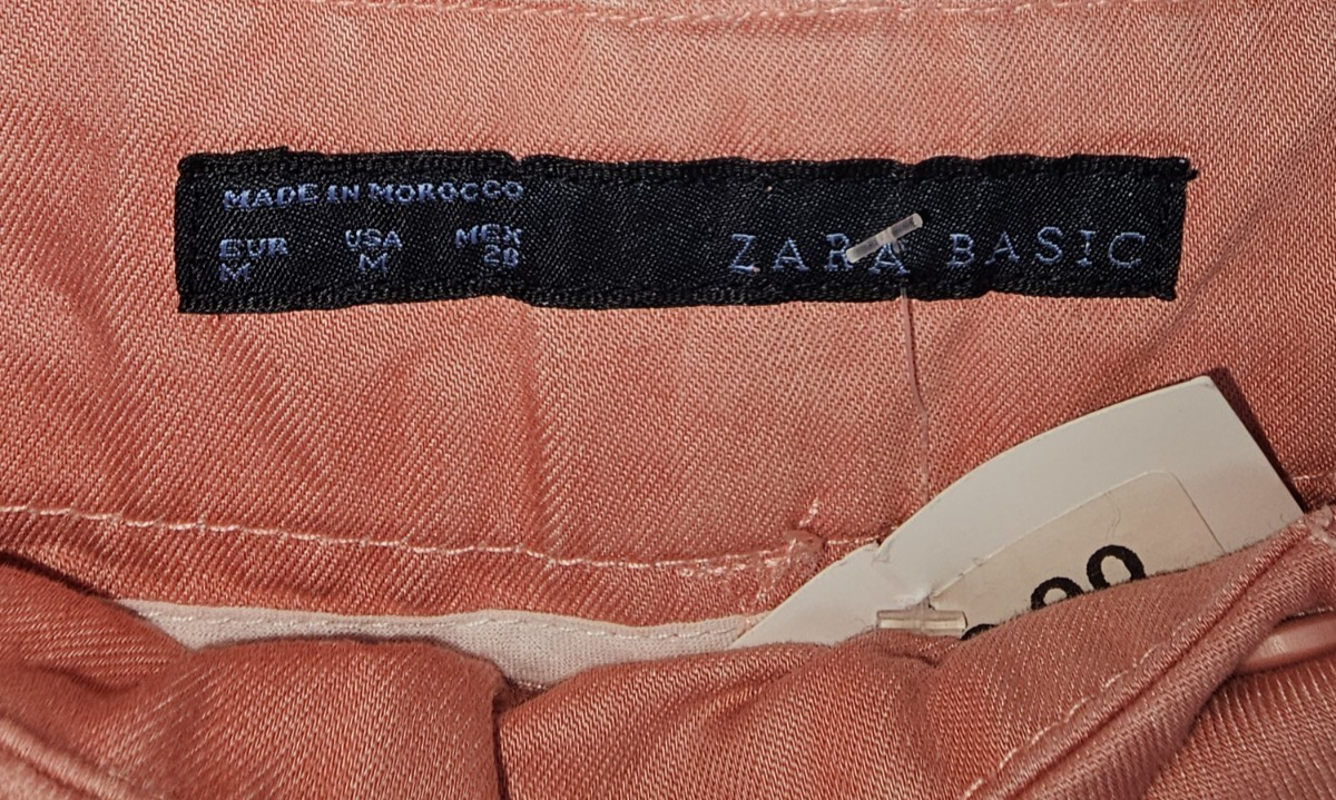 EK7578 Damen Hose von Zara, rot, Gr.M2
