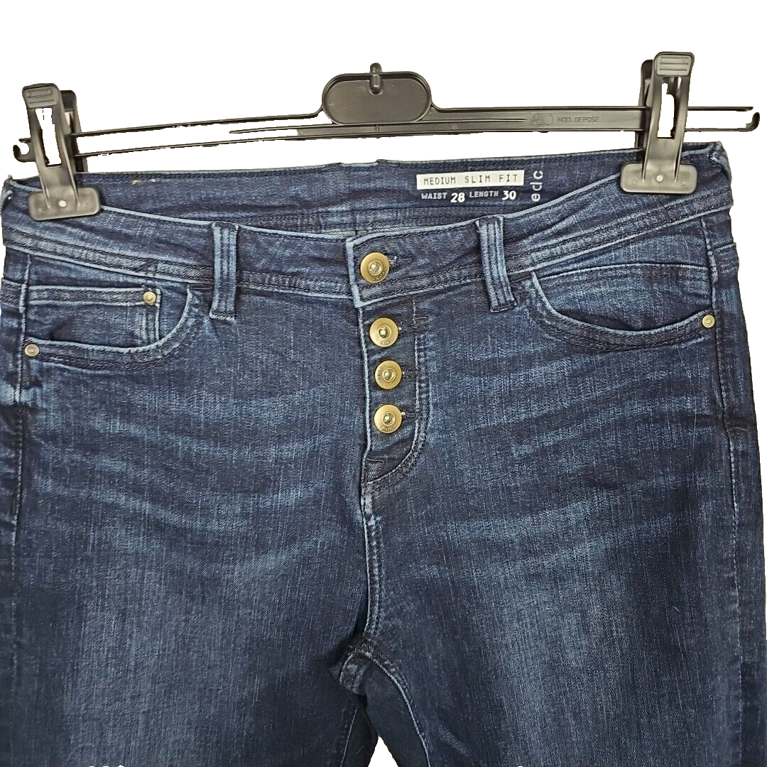EK6667 Damen Jeans von edc by Esprit, Blau, Gr.28/301