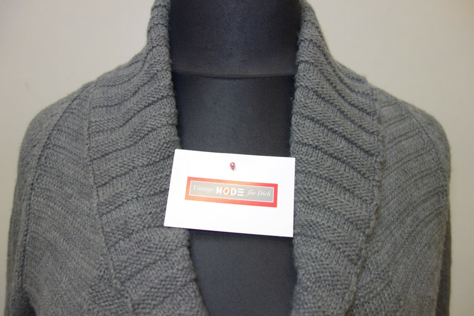 EK1075 Damen Strickjacke von Tom Tailor, grau, Gr. L1