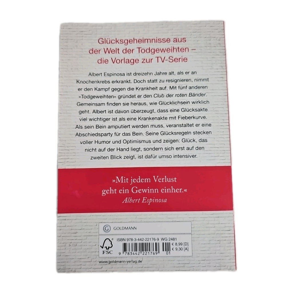 EB3800 Club der roten Bänder von Albert Espinosa (2015, Taschenbuch)1