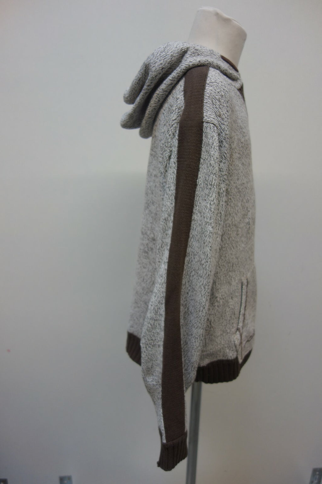 EK1025 Damen Pullover von Tom Tailor, weiß-braun, Gr. S3