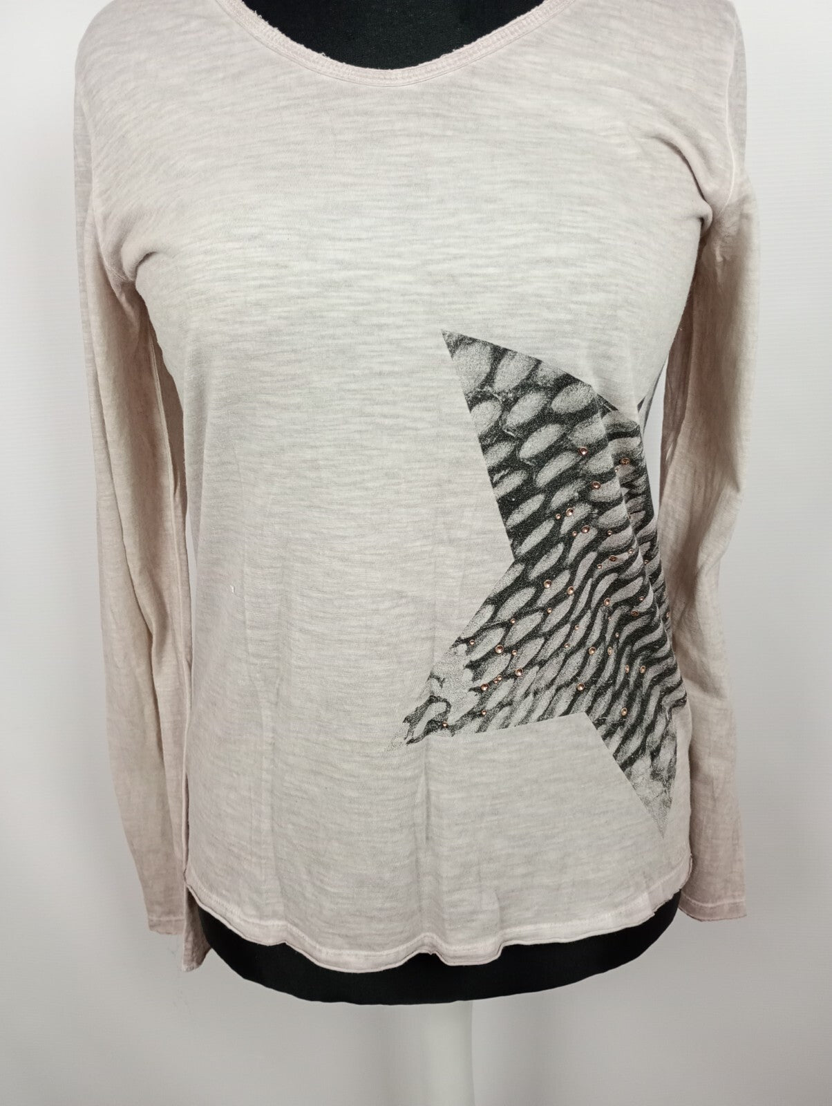 EK5257 Damen Langarmshirt von s.Oliver, blassrosa, Gr. L2