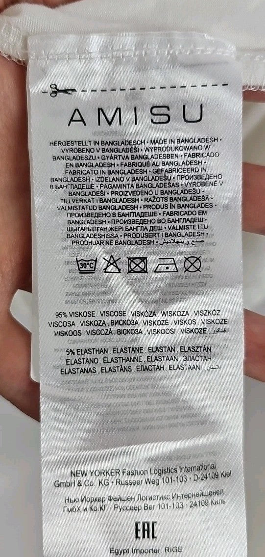 EK9774 Damen T-Shirt Amisu Gr.S Weiß2