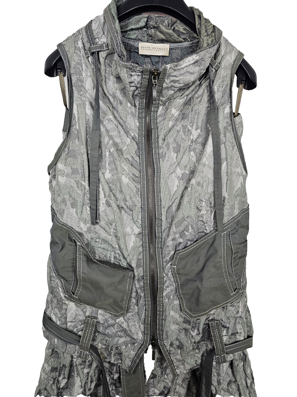 EK7205 Rock + Strickjacke von Beate Heymann Streetcouture, Camouflage, Gr.382