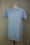 EK3926 Hellblaue Bluse von Shein in L0