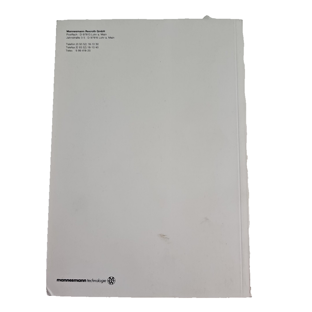 EB2737 Industrieventile und Zubehör, Mannesmann Rexroth, Buch1