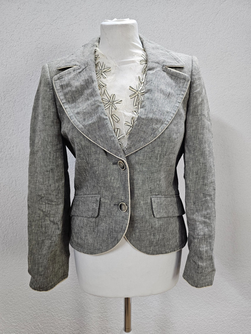 EK6312 Damen Blazer von Gil Bret, grau, Gr. 360