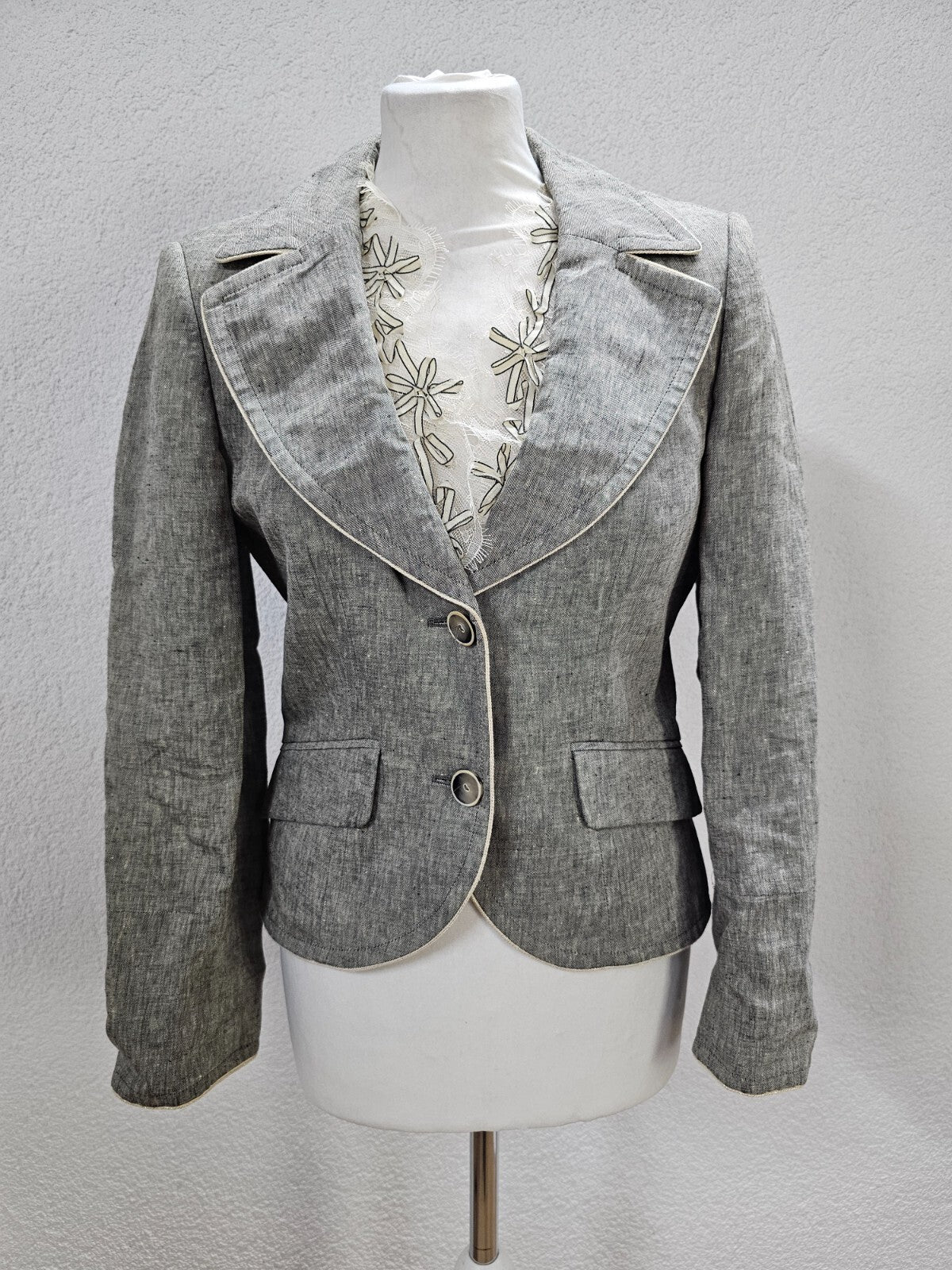 EK6312 Damen Blazer von Gil Bret, grau, Gr. 360