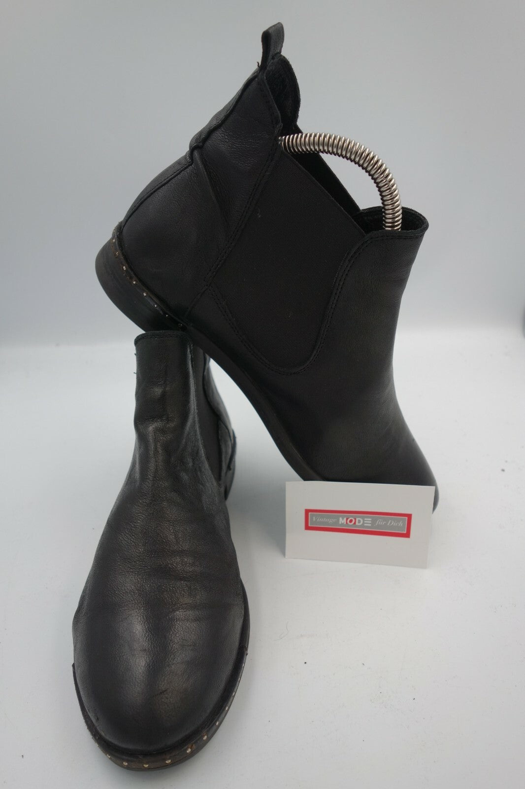 ES0552 Damen Stiefeletten von Post X Change, schwarz, 380