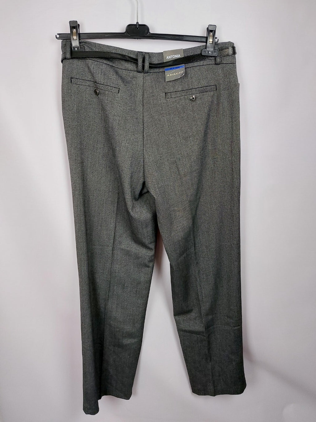 EK3051 Damen Anzug Hose von Adagio, schwarz/weiß, Gr. 445
