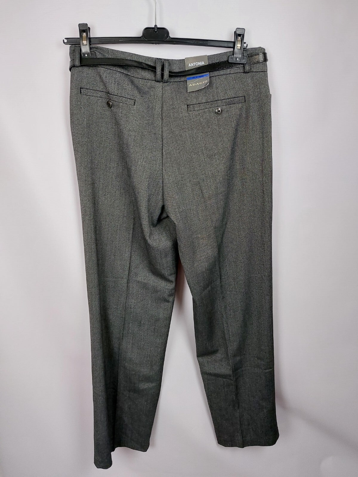 EK3051 Damen Anzug Hose von Adagio, schwarz/weiß, Gr. 445