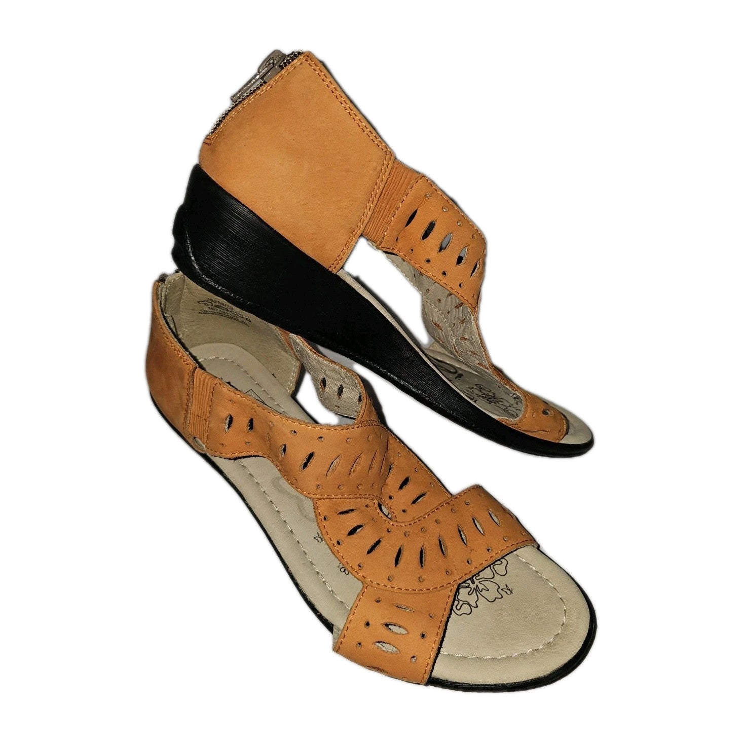 ES725 Damen Sandale von Caprice, orange, Gr.380