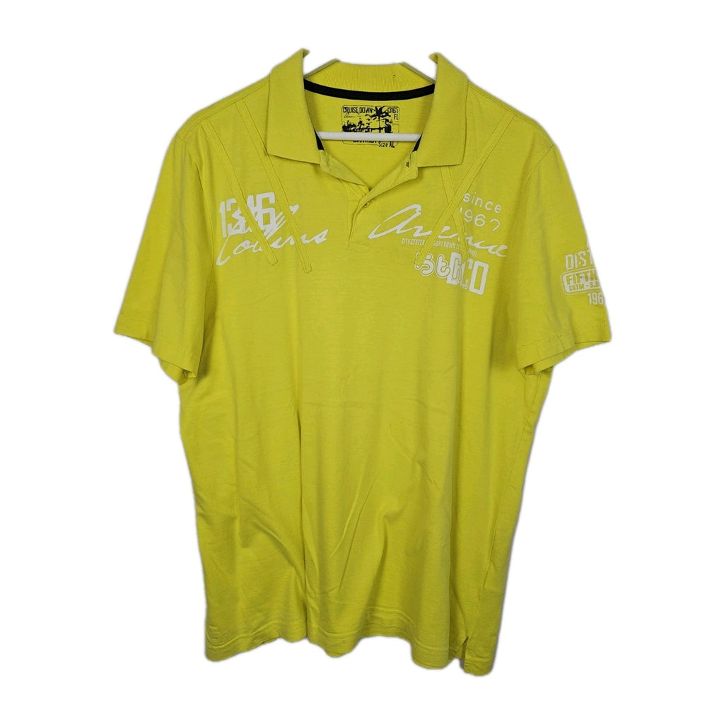 EK11079 Herren Poloshirt von NKD, Gelb, Gr. XL0