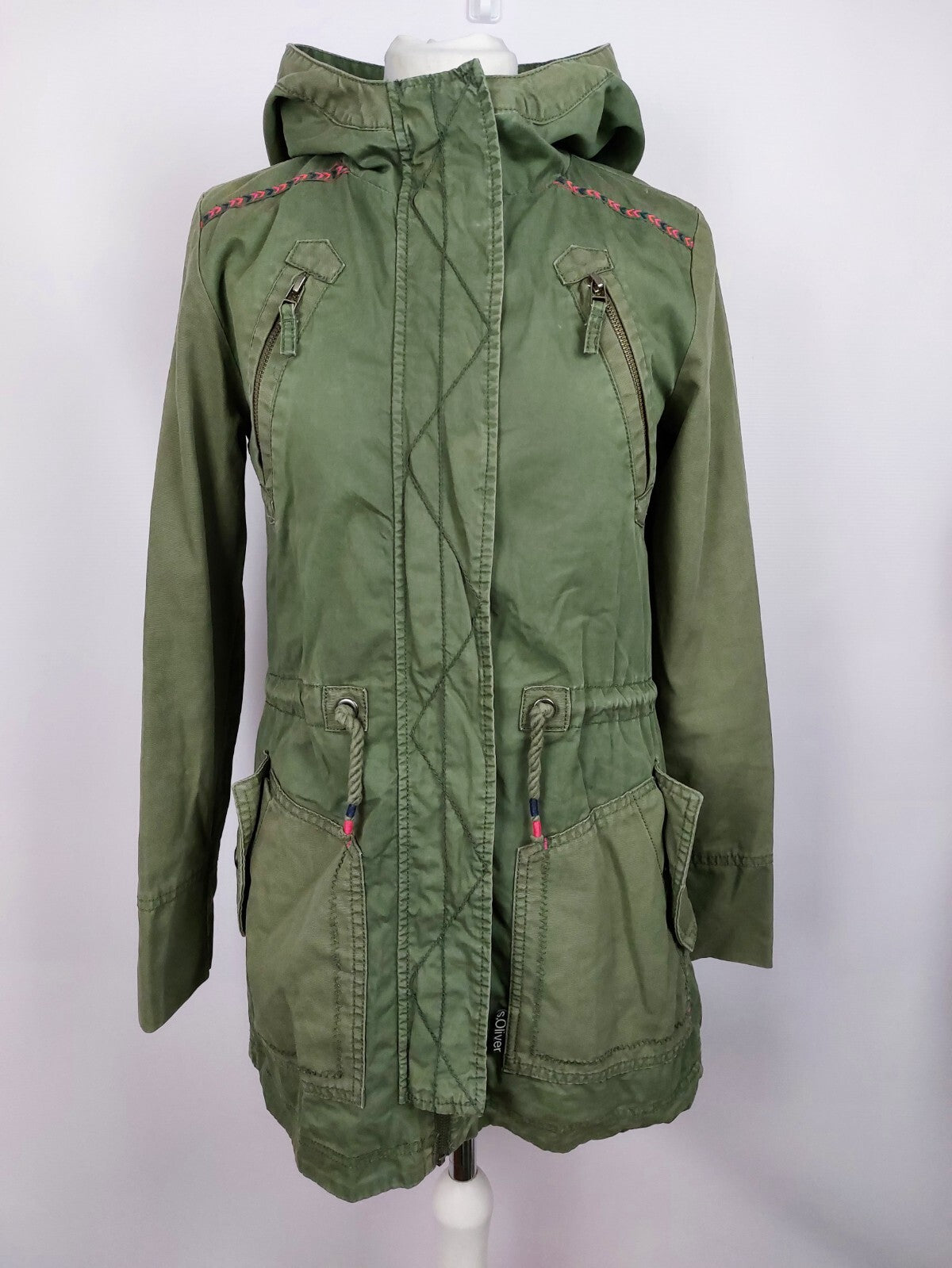 EK3457 Mädchen Jacke von s.Oliver, grün, Gr.1640