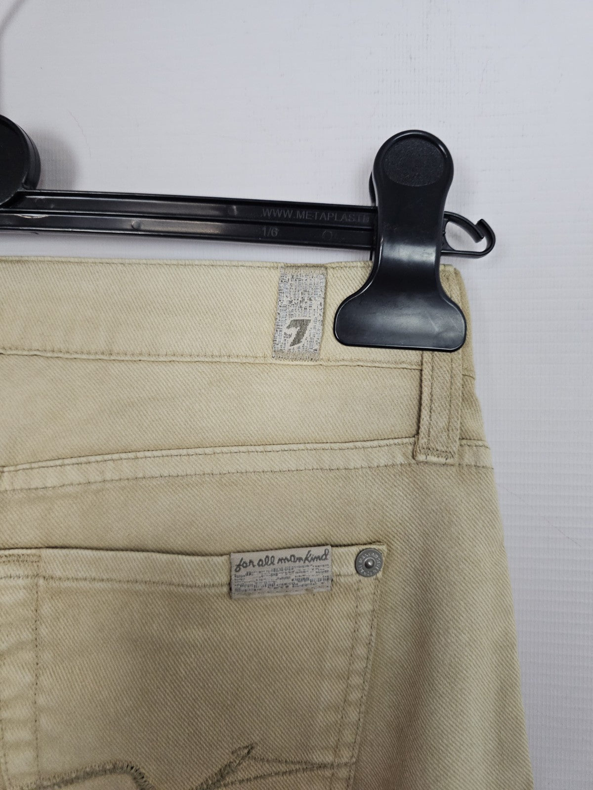 EK9595 Damen Jeans von 7 for All Mankind, Beige, Gr. 263