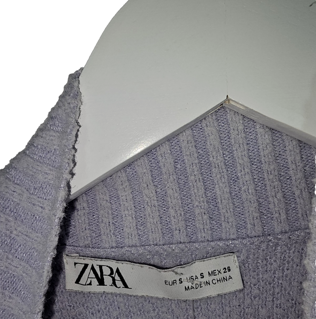 EK7582 Damen Pullover von Zara, lila, Gr.S2