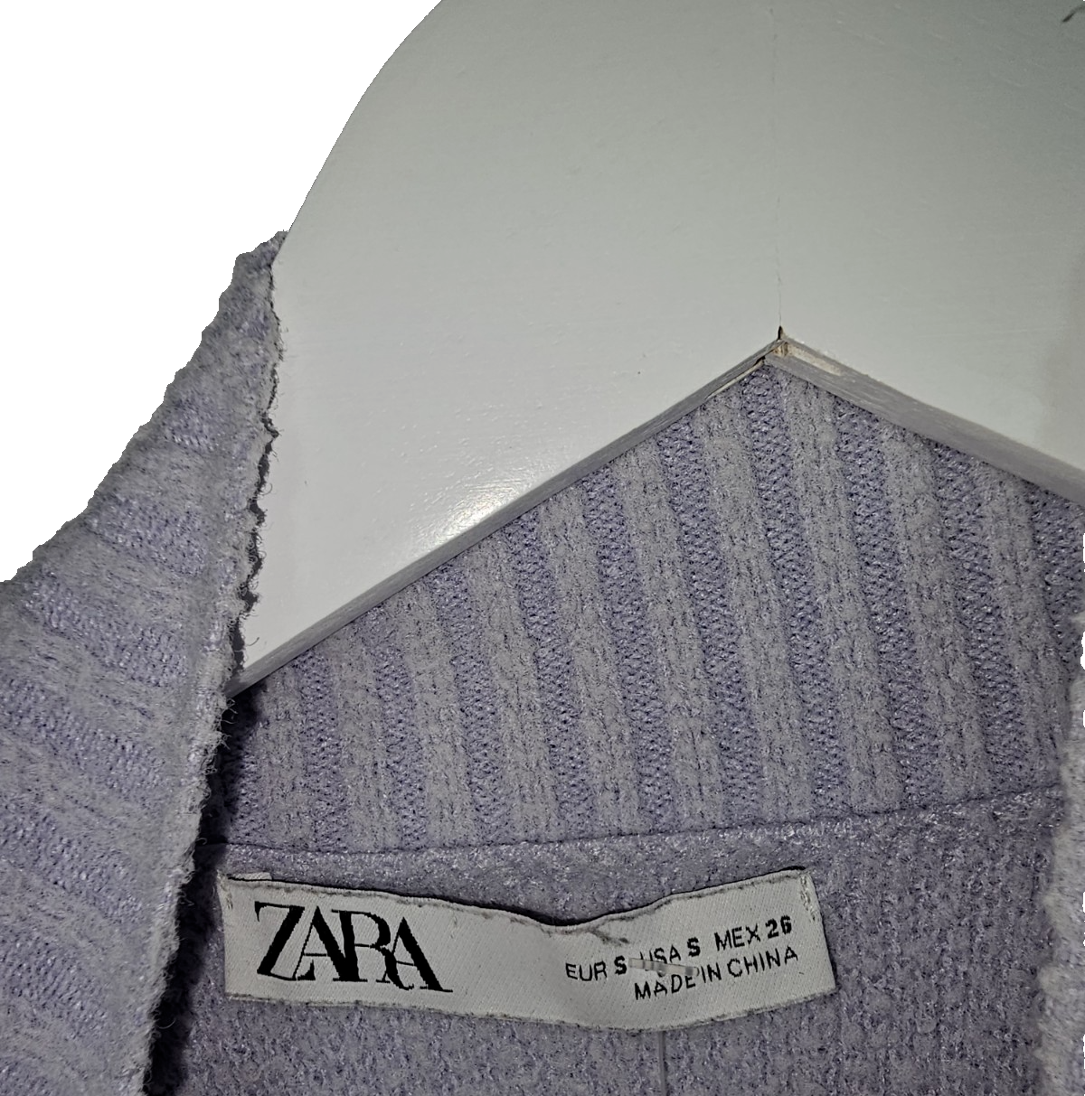 EK7582 Damen Pullover von Zara, lila, Gr.S2