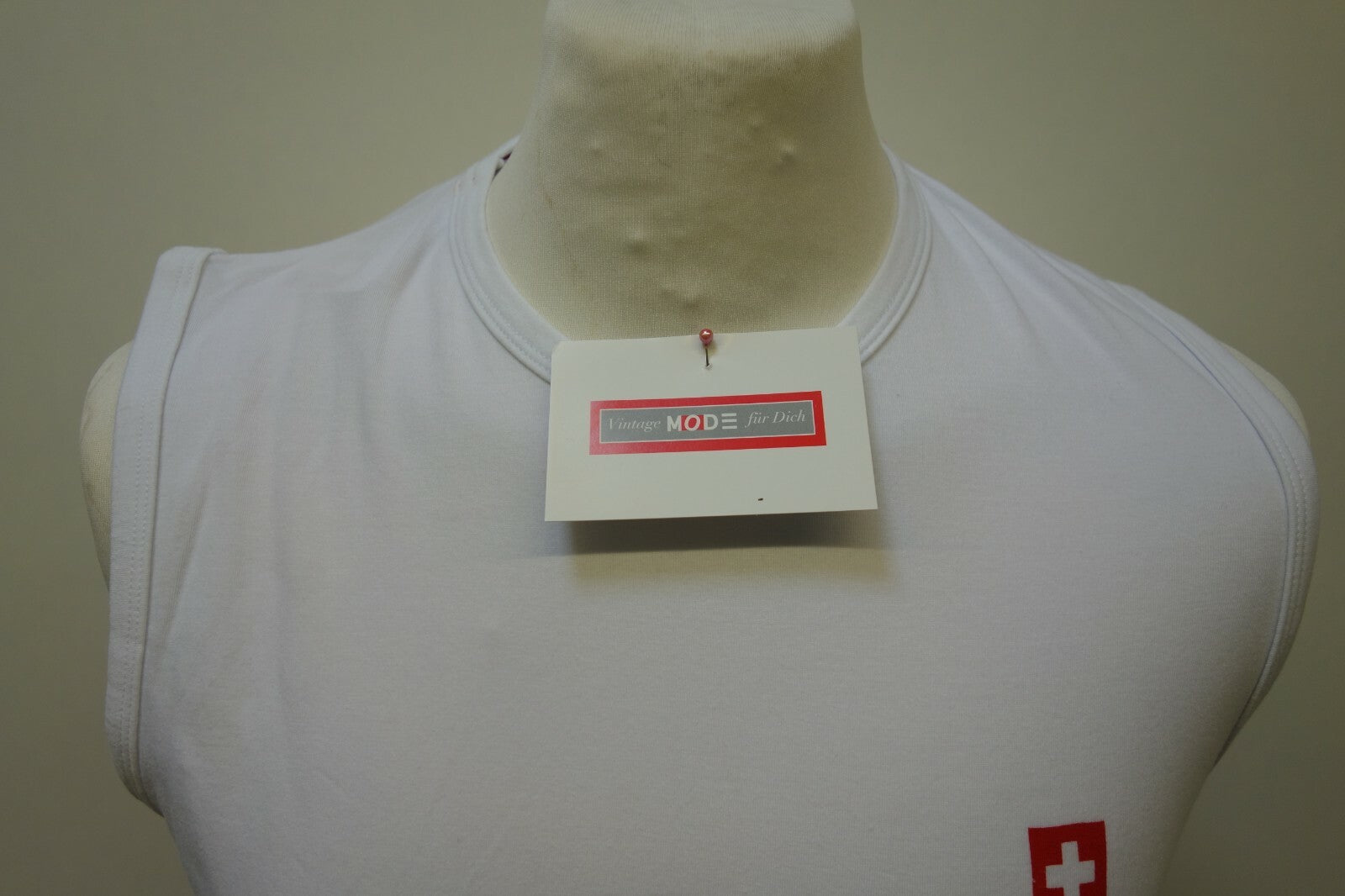 EK1164 Trägershirt von Suisse, weiß, Gr. M1