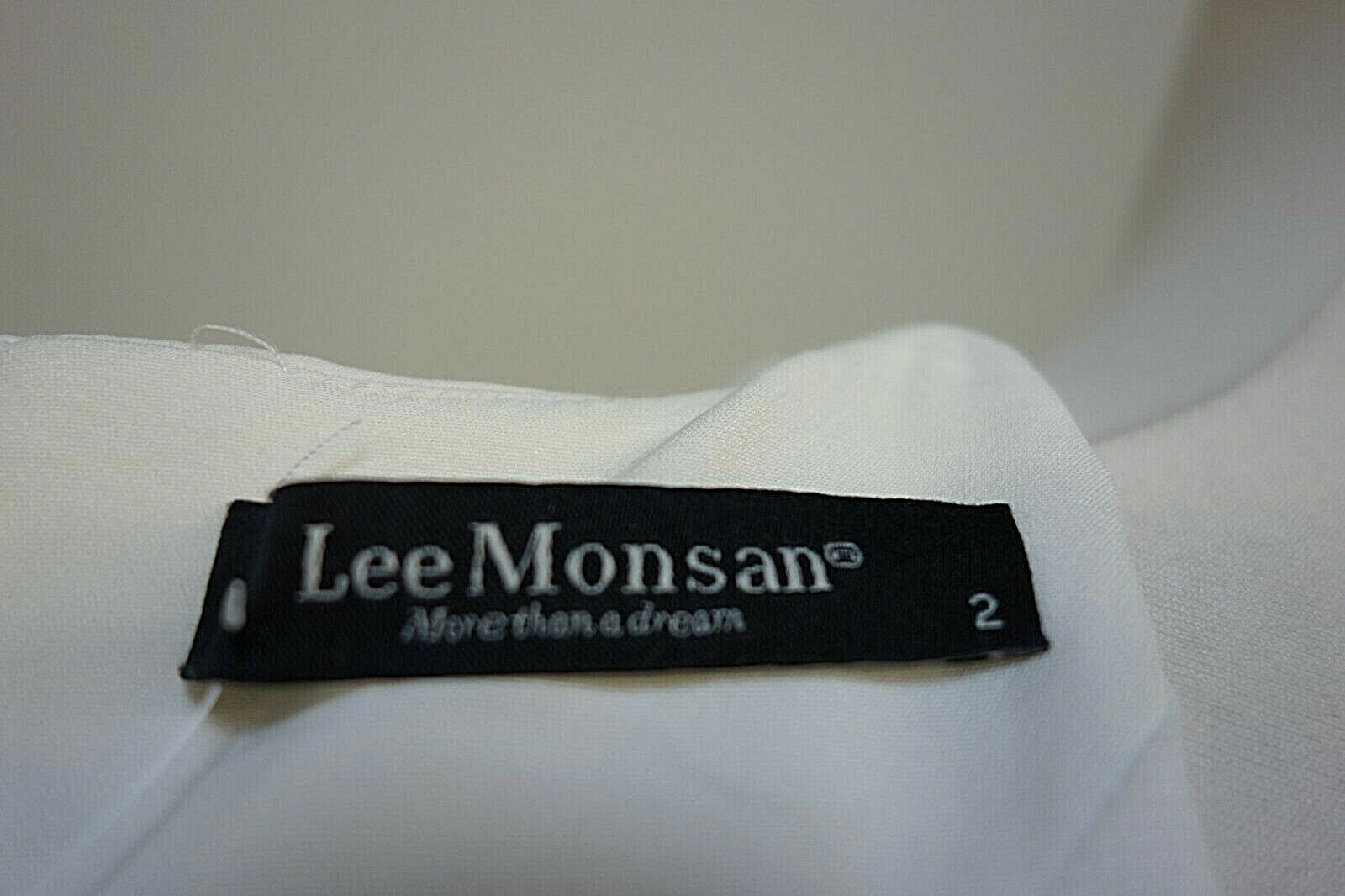 EK1143 Damen Kleid von Lee Monsan, weiß, Gr. 24