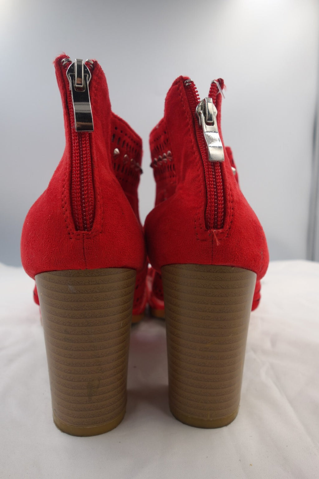 ES0069 Damen Sandalen von Beauty Girls, rot, Gr. 385